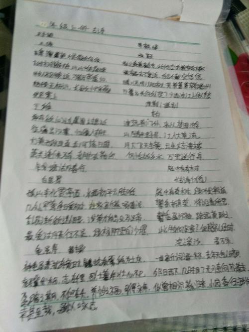 八年级语文上册16首古诗