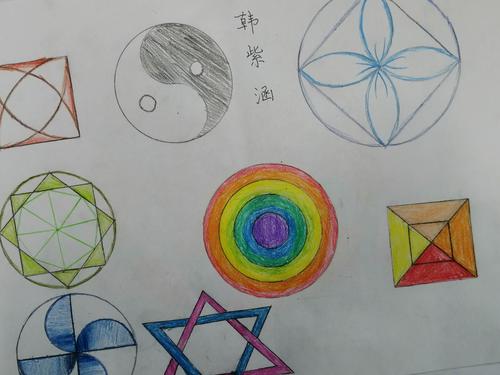 用圆绘制美丽的图案——扶沟县新村小学六年级数学"我