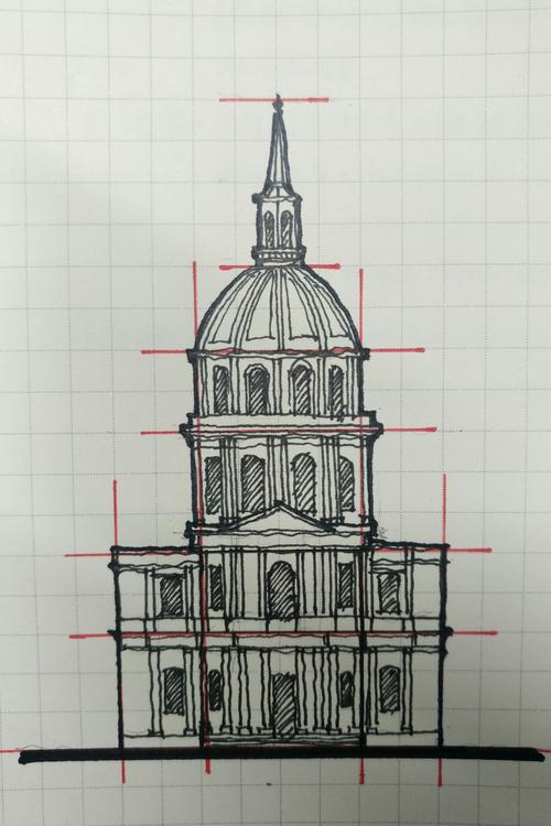 【建筑手绘】外建史·恩瓦立德教堂
