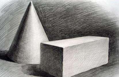 两个几何体组合素描两个几何体组合素描欣赏