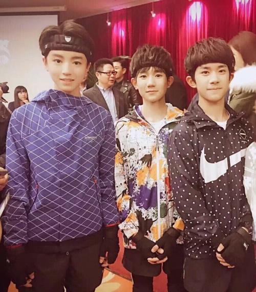 王俊凯 #王源 #易烊千玺 #tfboys 全员加速中花絮 高清 美颜 帅气