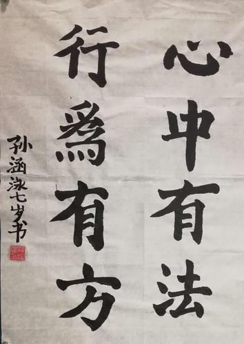 西兴实验小学书法社宪法主题书法作品集