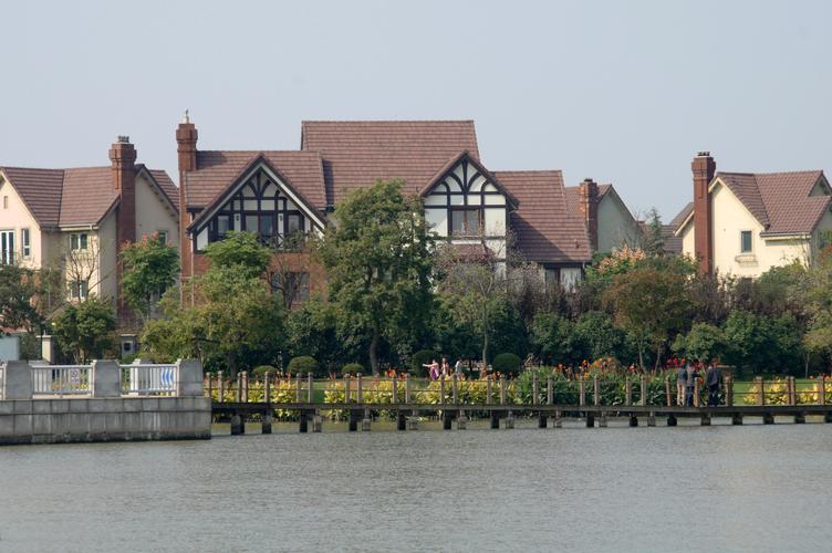 泰晤士小镇- 河岸景色_风景_poco摄影,泰晤士小镇