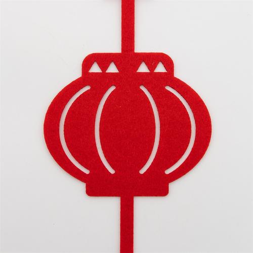 幼儿园装饰墙面手工无纺布制作用品配饰配件灯笼装饰品定制批发