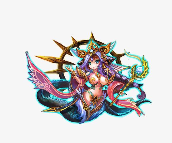 搜图中国提供独家原创蓝色尾巴的女娲角色下载,此素材图片已被下载1次