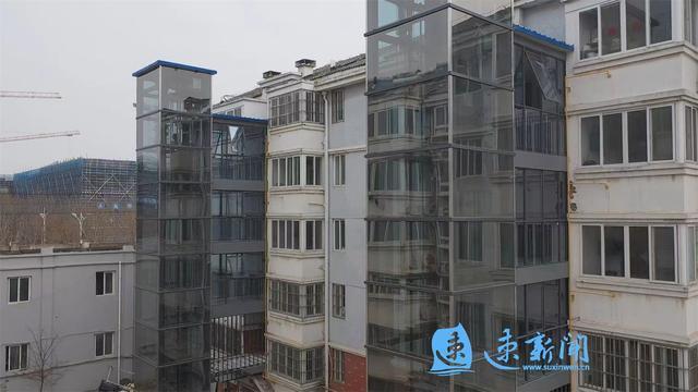一键回家提升幸福感宿豫一老旧小区加装电梯