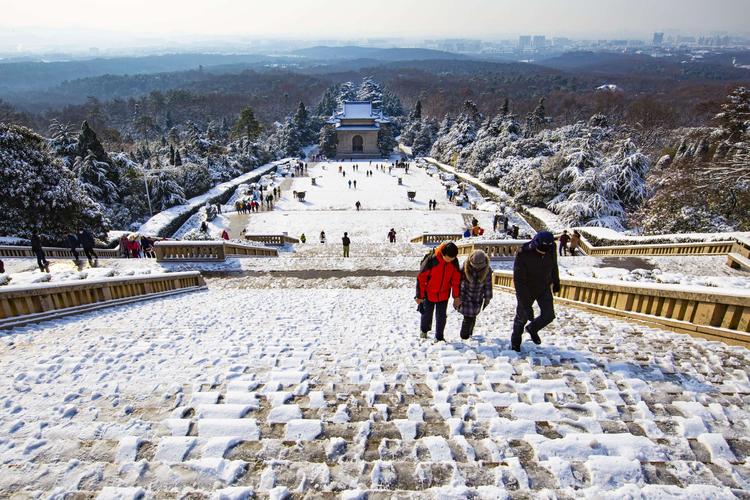雪后,中山陵至灵谷寺寻景