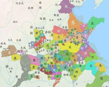 春秋时期的国家有多少个呢哪些才是一流的强国呢