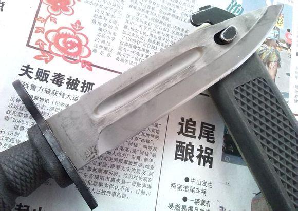 想了解一下九五刺刀,野外生存刀柄里有没有鱼线鱼钩火柴创可贴啊?