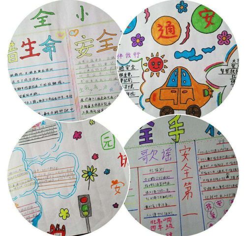 寒假安全知识手抄报.