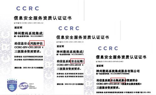 浅析iso27001信息安全管理体系和信息安全服务资质ccrc证书的区别与