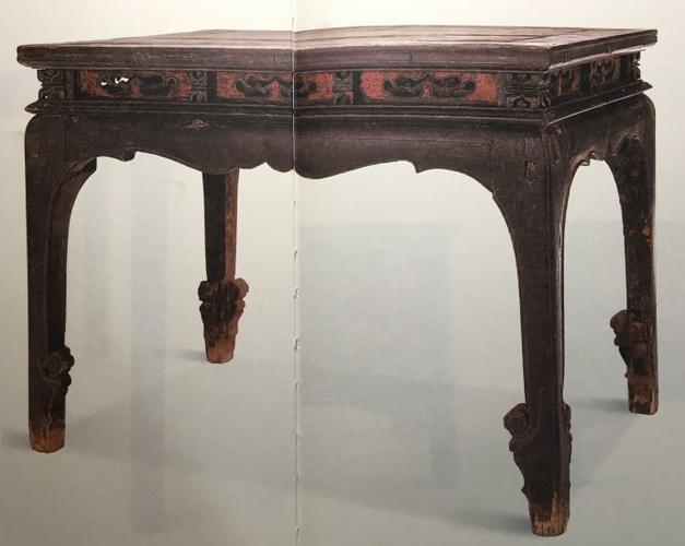 元代家具造型如游牧民族的体型一样墩实,壮硕.