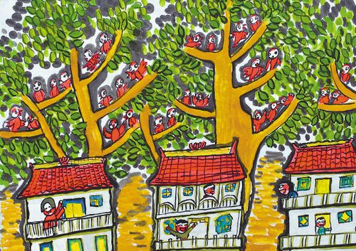 "中国梦·我的梦"全省儿童画大赛组委会主办