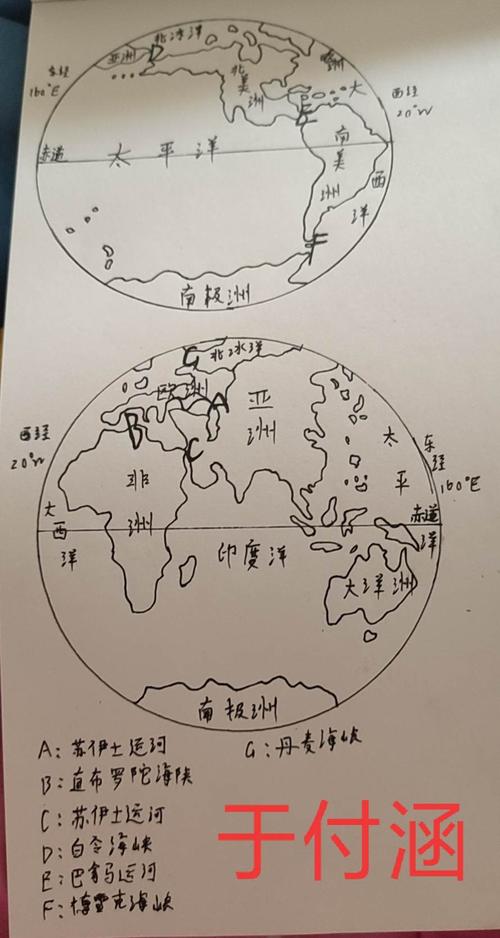 七大洲和四大洋