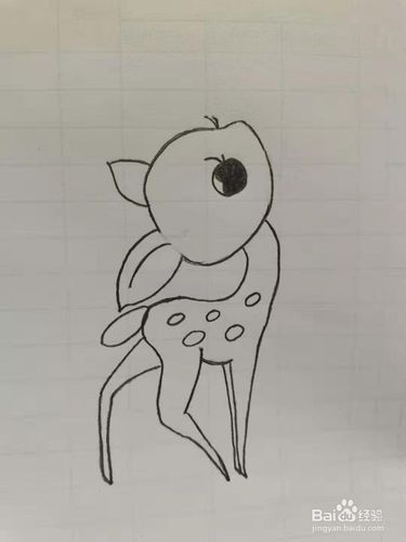 可爱的小鹿怎么画