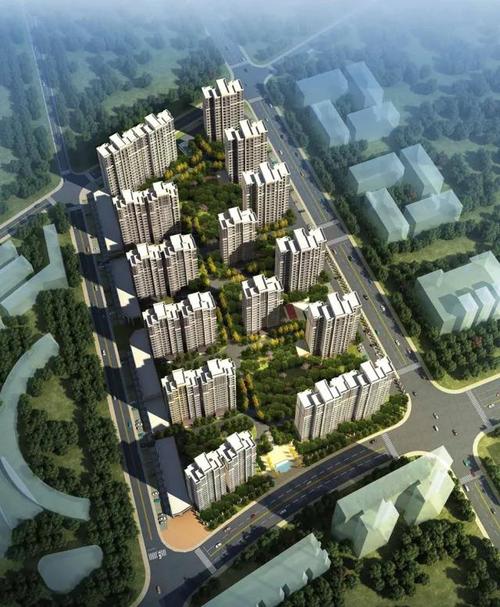 鸟瞰图龙凤生态城·瀚澜园为恩施龙凤置业有限公司开发的全新高层项目
