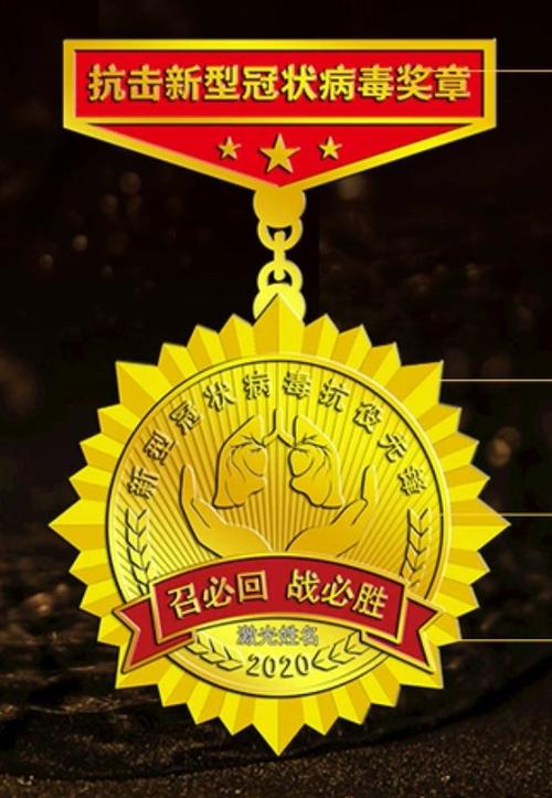 众志成城 抗击疫情.纪念章一览
