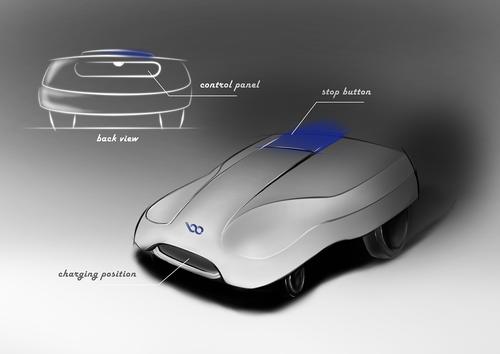 割草机外观设计——2维,数码绘