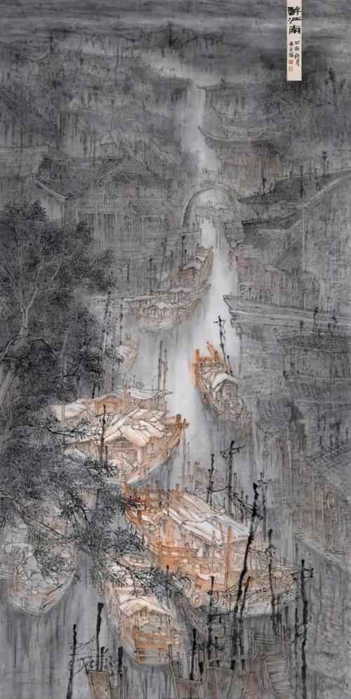 国画家|王永杰专事画船,近年来得殊荣无数!