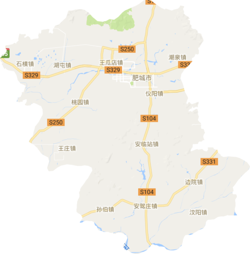 肥城市行政区域简介