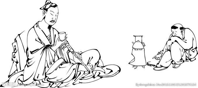 动漫简笔画古人