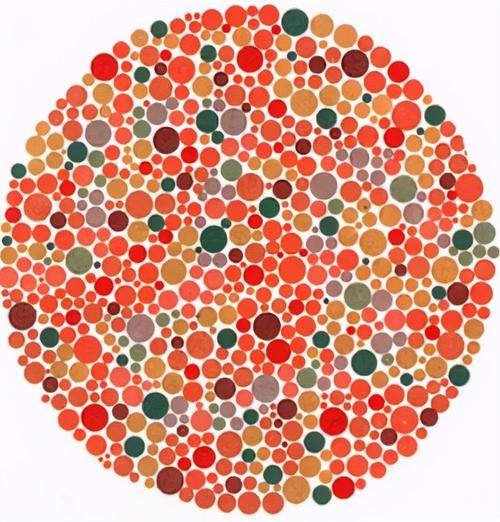 一般人即使看不出,也可能只存在一些色弱,并