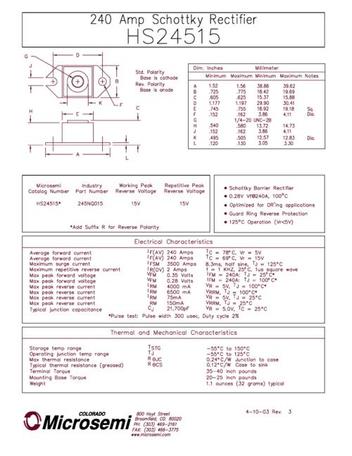 买卖ic网 pdf目录371888 > hs24515 (microsemi corp-colorado) 240