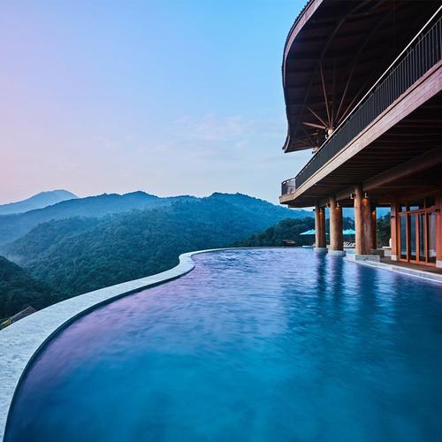 【网红酒店豪叹醉人山景】惠州龙门南昆山十字水生态度假村温泉