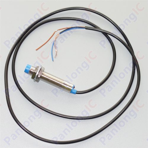 6-36v 三线常开金属感应带指示灯 npn 接近开关传感器