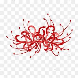 古风水墨彼岸花朵