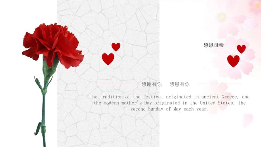 pptx 感恩母亲感谢有你   感恩有你the tradition of the festival