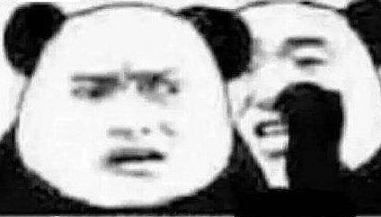 求一张熊猫头表示很震惊的表情包5555捂着胸口那种!