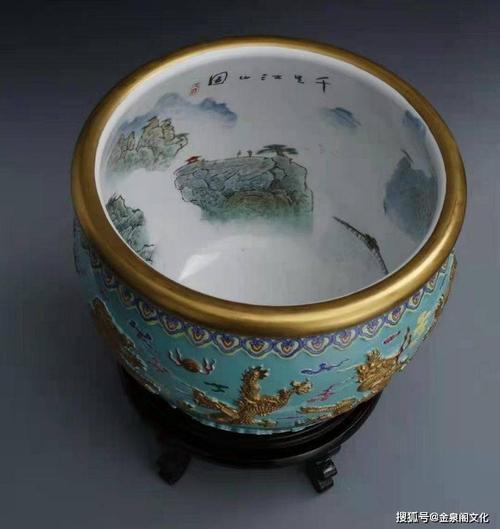 王锡良王璜周国桢大师创作祥瑞中华九龙缸