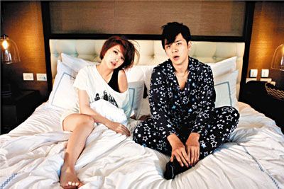 杨丞琳助阵罗志祥mv献裸背 合作床戏默契搞笑