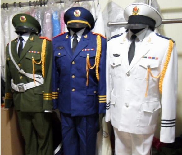 出租三军仪仗队服装白色国旗班升旗手军乐队演出服装学生制服套装