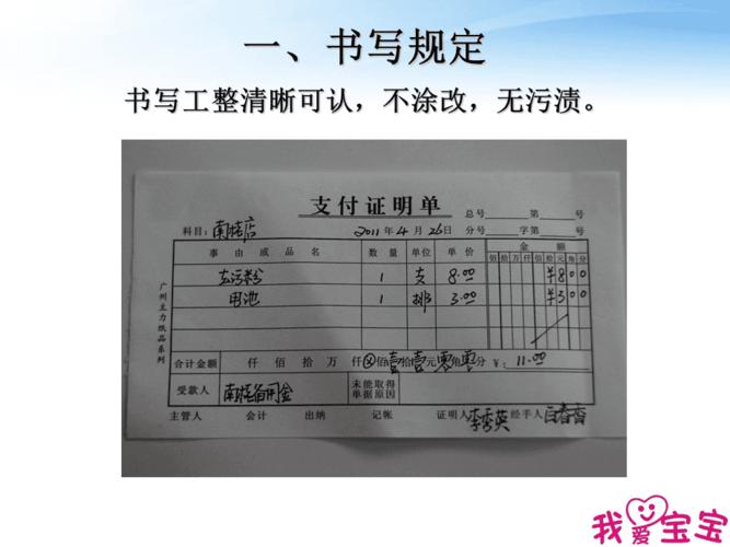 各类费用报销单填写标准