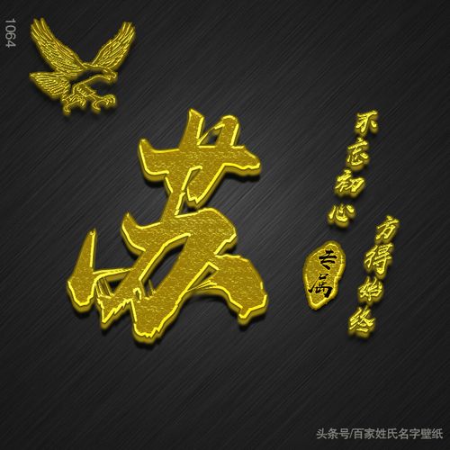 【编号1064】励志正能量,不忘初心-微信头像,百家姓氏
