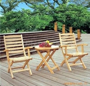 户外家具休闲椅实木桌椅