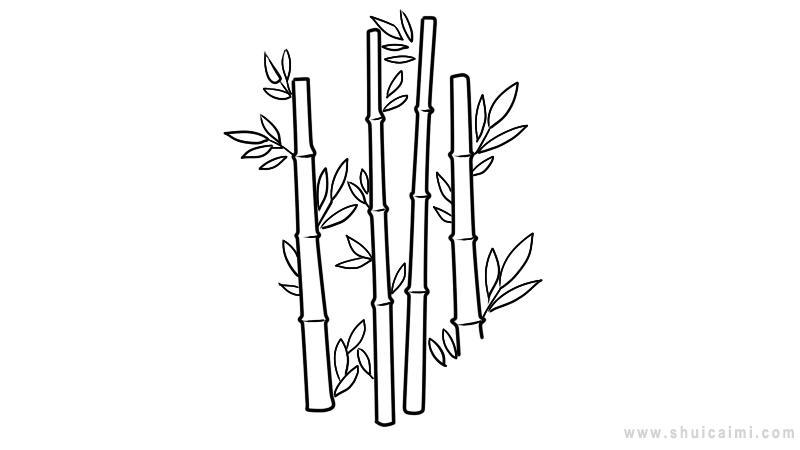 竹子简笔画怎么画竹子简笔画简单又好看