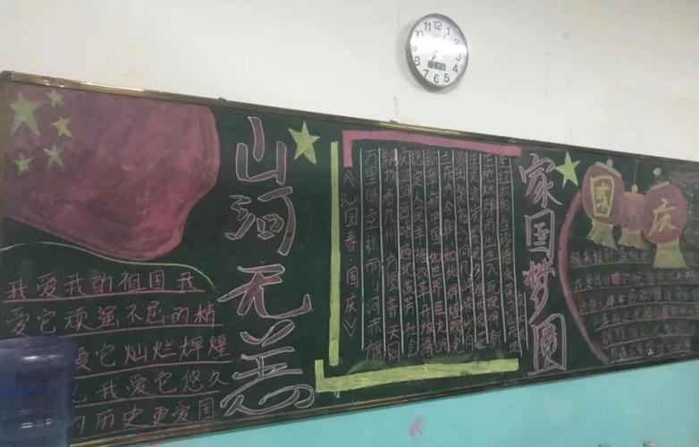 南昌市青山湖区职业技术学校迎国庆黑板报评比