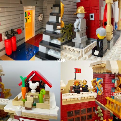 乐高10263 冬季消防局 moc_冬天去哪玩_乐高怎么样_甜品_圣诞树_街景