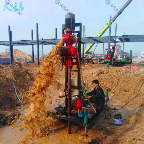 供应久钻四寸反循环水井钻机 反循环回转钻机 打桩清孔钻机