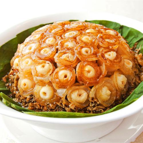 都想 富贵肉500g 又叫莲子扣肉 家庭方便菜蒸菜即食特色正宗梅菜