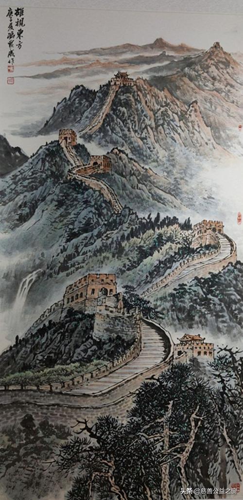 著名画家---冯聚成作品赏析|中国画|山水画|书法|艺术