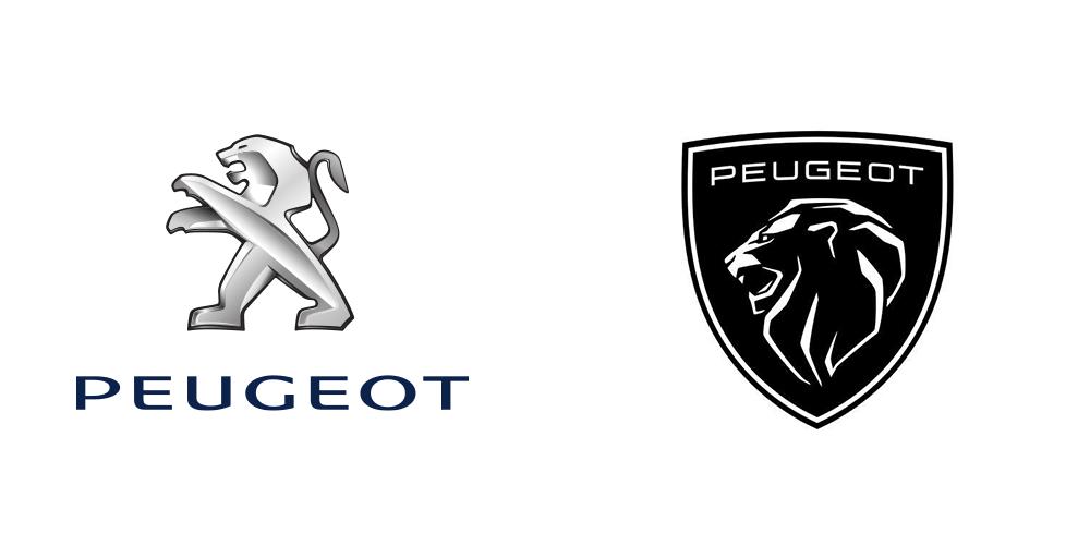 标致新旧logo对比