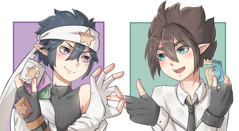 凹凸世界安迷修和雷狮情侣头像