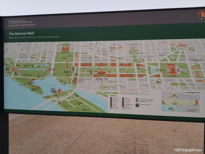 华盛顿特区国家广场旅游攻略,国家广场景点地图,全球