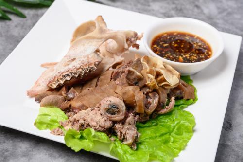 羊头捣蒜 羊头肉 羊头