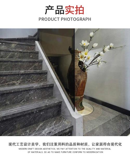 大理石楼梯踏步 石材台阶 防滑楼梯踏步开槽 酒店别墅