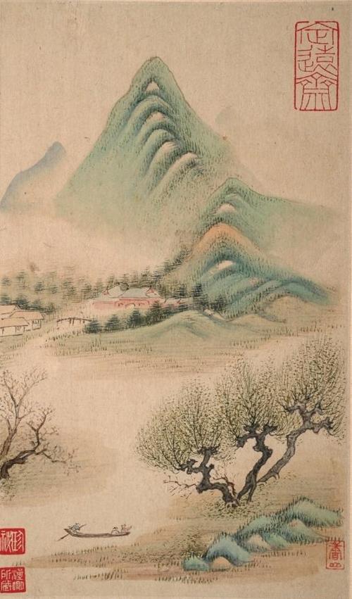 明代画家介绍——恽向山水小品